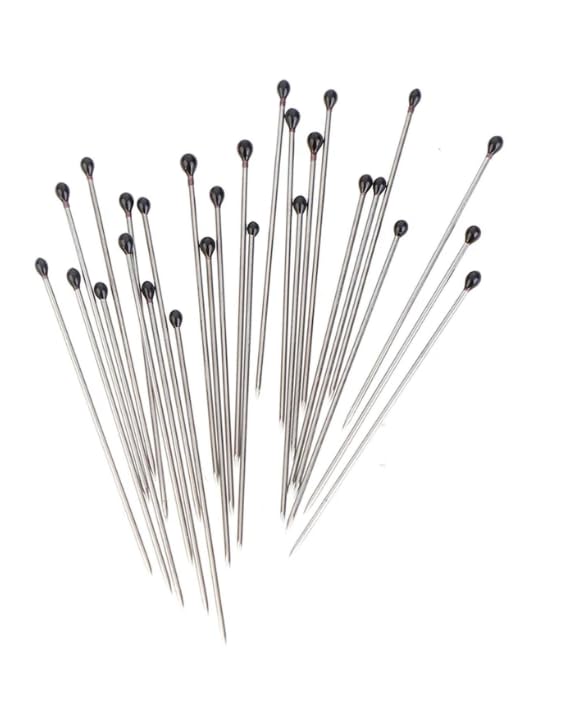 Image of Entomology Pins 0.38 mm, 50 Pieces | Stainless Steel Insect Specimen & Butterfly Collection Pin | Rust-Resistant Precision Mounting Pins for Collectors, Students & Laboratories