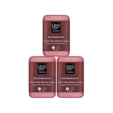 DEAD SEA Salt SANDALWOOD SOAP 4oz Bars 3pk Cover