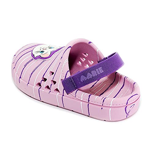 Sandália Babuch Disney Love, Grendene Kids, Bebê Unissex, Lilás/Branco, 19