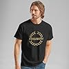 Triumph Cars T-Shirt Gold Wreath Stag GT6 Spitfire Official Licenced Product (UK, Alpha, M, Regular, Regular, Black) #1