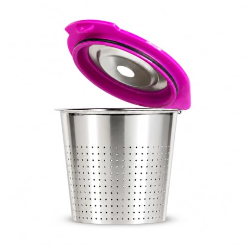 Perfect Pod Cafe Flow �X�e�����X�X�`�[�� �ė��p�\ K-Cup �R�[�q�[�|�b�h�t�B���^�[ | �l�ߑւ��\�ȋ������J�v�Z���AKeurig 1.0�A2.0�AK-Express�AK-Mini�AK-Duo�ASelect 1-Stream 