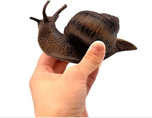 Miniatura 2 de Rich Boxer 2 figuras de caracol, caracoles en miniatura para jardín de hadas y decoración de micro paisajes