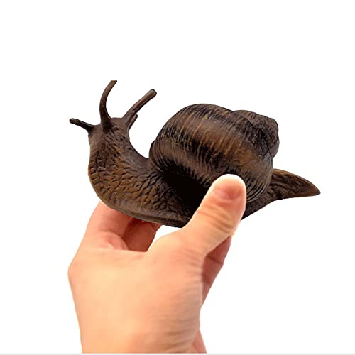 Rich Boxer 2 Pcs Snail Figurines Snail Model Miniature Snail For Fairy Garden Micro Landscape Decor #TOP1