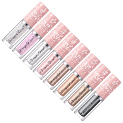 Ipetboom 8 Piezas sombra kit de maquillaje kit maquillaje makeup kit accesorios de maquillaje de ojos herramientas de maquillaje herramientas cosméticas maquillaje con brillo para ojos