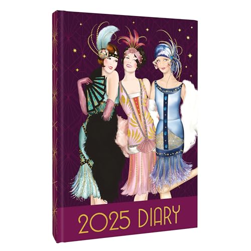 CLAIRE COXON 1920S Art Deco Mini Magnetic Diary 2025 Week To View £3.99 - View #11