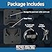Proven Industries Puck Lock and Hasp Kit, Storage-Door Lock, Made in The USA, (Black)