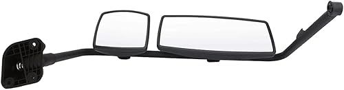 Miniatura 5 de Yuanone - Conjunto de espejo de puerta negro para INTERNATIONAL 4300 4400 7400 7600 8500 8600 2002-2018, montaje de espejo lateral con brazo, lado