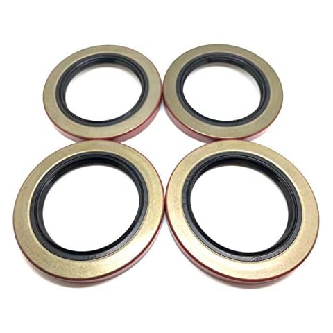 (Pack of 4) WPS Trailer Hub Wheel Grease Seal 10-36 (22333TB) 2.250'' I.D. for 5200-7000# Trailer Axles Cover