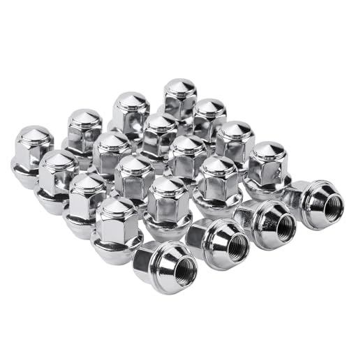 Image of Wheel Lug Nut, Nut Wheel M14*1.5-13 /16 inch 21mm Hex, 36mm Length Compatible with Ford Lincoln Vehicle MKZ MKX Aviator Mustang Explorer Edge Fusion 2015-2021 Replace# 611-007 ACPZ-1012-M (20pcs)