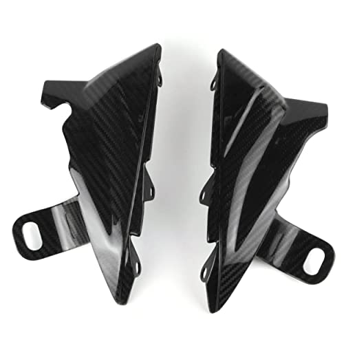 Carbone caches latéraux interne Street Triple 765 protection légère moto