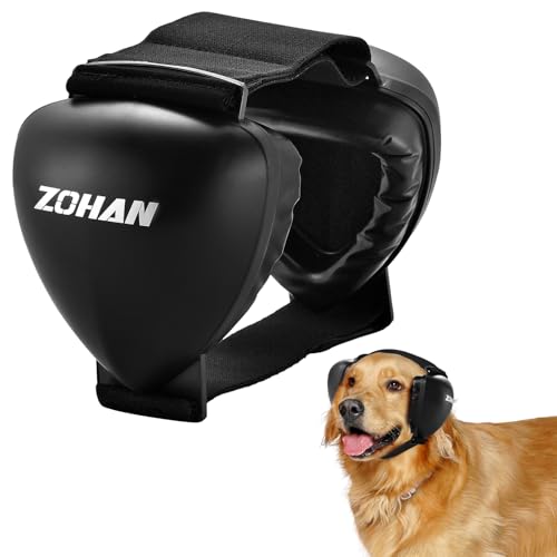 ZOHAN DG02 Dog Ear Muffs Noise Protection, Gel Black, L