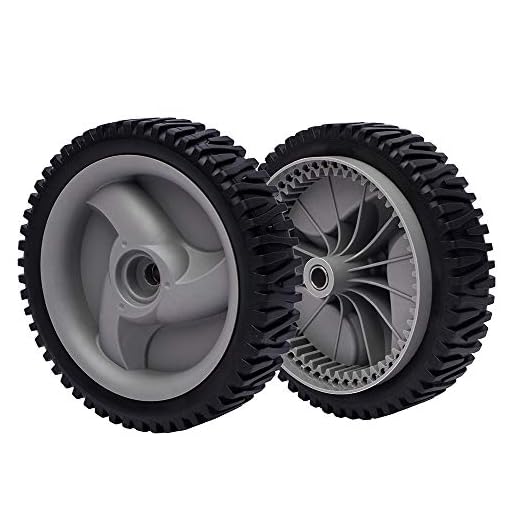 2 Pack Mower Front Drive Wheels for Craftsman Husqvarna 194231X460 401274X460 583719501 Wheel 8" X1-3/4