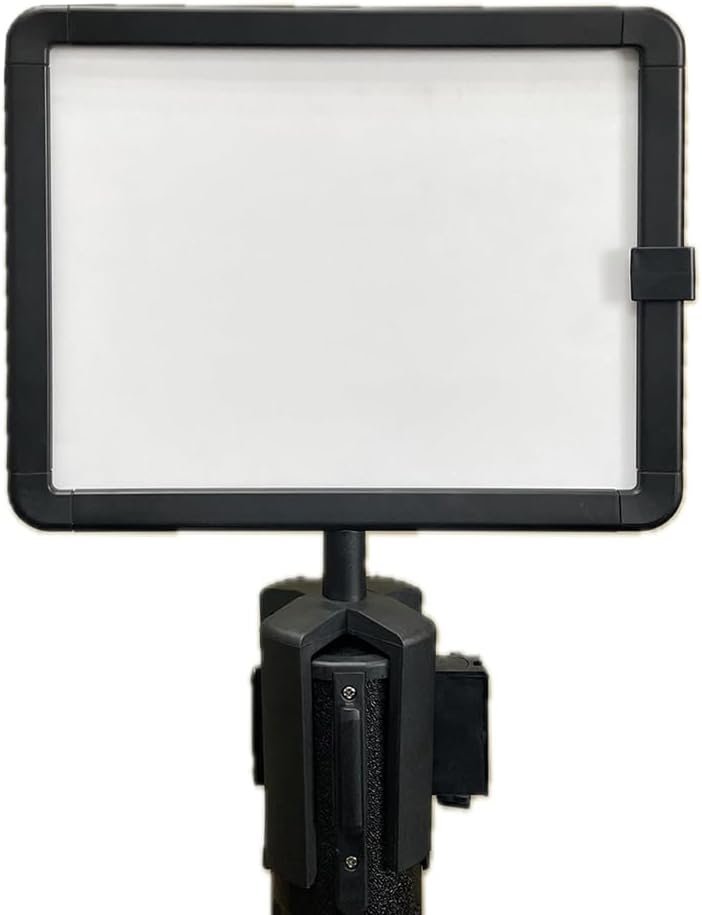 US Weight Horizontal /Vertical Plastic Stanchion Sign Holder with Plexiglass Covers for USW ChainBoss and Sentry Stanchions Vertical or Horizontal