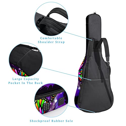 Housse Pour Guitare Acoustique Papillon De Couleur Sac Pour Guitare Électrique 10Mm Rembourré Housse Pour Guitare… - Les Beatles, Paul McCartney, John Lennon, RIngo Starr, George Harrison Housse Pour Guitare Acoustique Papillon De Couleur Sac Pour Guitare Électrique 10Mm Rembourré Housse Pour Guitare… – Image 4