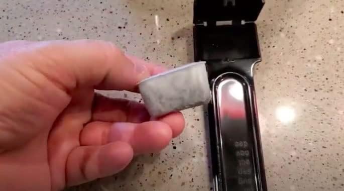 Miniatura 5 de Nispira Filtro de agua de carbón activado de repuesto para cafetera Braun BRSC004. Para modelo de goteo BrewSense, 24 paquetes