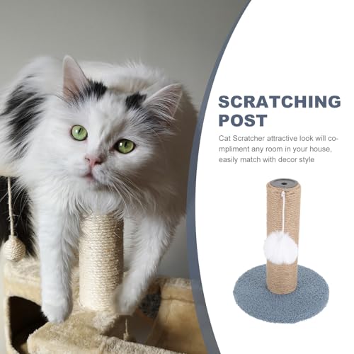 Rascador para Gatos Columna con Cuerda de Sisal Celeste miniatura 7