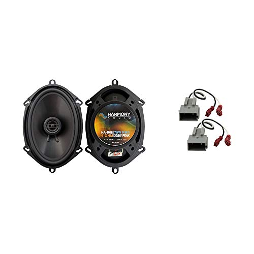 Compatible with Ford F-350 XL 2013-2016 Rear Side Panel Factory Replacement Harmony HA-R68 Speakers