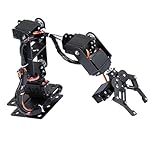 Robot Arm, 6DOF Robot Mechanical Arm Clamp Claw Kit, DOF Manipulator Industrial Robot Parts for College Teaching, Tools