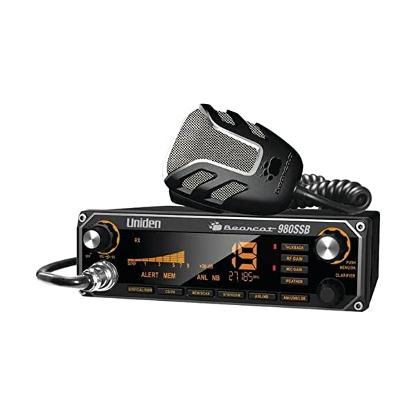 Uniden Bearcat 980 40-Channel SSB CB Radio with 7-Color Digital Display