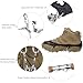 Crampons Upgraded 19 Spikes Ice Snow Grips Traction Cleats System Safe Protect for Walking, Jogging, or Hiking on Snow and Ice (Medium)