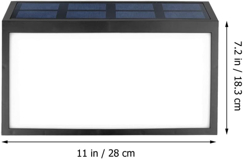 DOITOOL Battery Panel House Number Solar-powered Address Sign Light 1 Set Outdoor Solar Address Sign