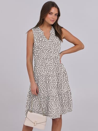 ANRABESS Womens Mini Dresses Sleeveless V Neck Tiered Swing Going Out Beach Vacation Sundress 2025 Summer Casual Outfits2