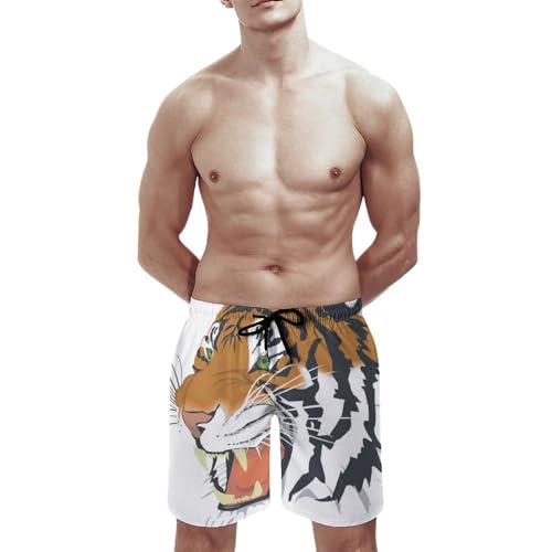 Shorts de bain homme dessin animé à séchage rapide en taille S - 3