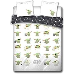 Cubrecama Star Wars new discount Fundas Almohadas Star Wars The Mandalorian 240x220 CM, 2X65X65