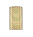 Kalco Lighting Kalco 312720VBR Transitional LED Wall Sconce from Paloma Collection in Brass Finish, Multicolor