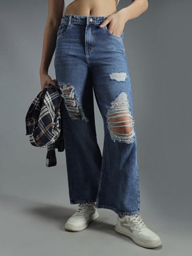 Image of HIGH Star Women's Regular Fit Mid Rise Jeans