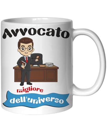 Teetaly Tazza Avvocato - Idea Regalo Originale e Divertente in
