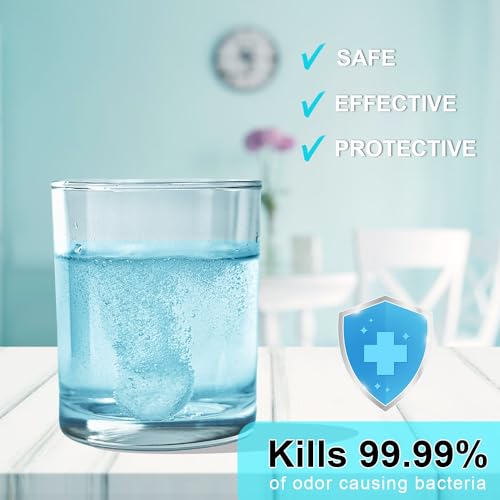 Image of Mysmile Retainer Cleaner with 120 Denture Cleaning Tablets, 3 Min Faster Denture Cleaner Removes Plaque, Odors, Stains from Aligner, Invisalign, Mouth Guard, Night Guard