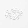 50pcs Jump Rings Color Open Jump Rings Connector Rings Jewellery Bracelet Earring Necklace Repair Keychain Making Kit Keyrings for Crafting - 8mm 10mm (White, 10mm x 1.5mm)