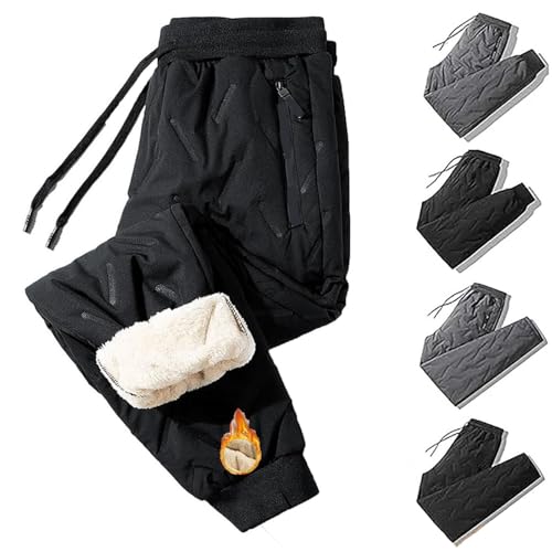 Pantalon de jogging homme thermique sport hiver extérieur loisirs chaud polaire tailles M à 7XL