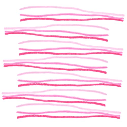 Beatifufu 100pcs Chenille Sticks DIY Craft Material Multi-Color Fluffy Pipe Cleaners for Boys and Pipe Cleaners Christmas Tree Decorations Art and Supplies