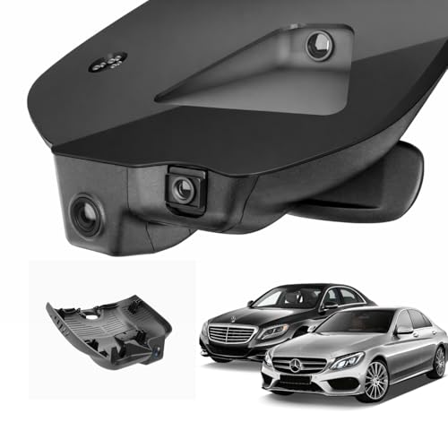 Benz Dash Cam for 2023-2025 GLC 300 4MATIC, 4K Dash Camera with OEM-Style, No Visible Wires, Breeze Installation, HDR, WiFi & App, Parking Mode, Plug and Play, 64GB Card
