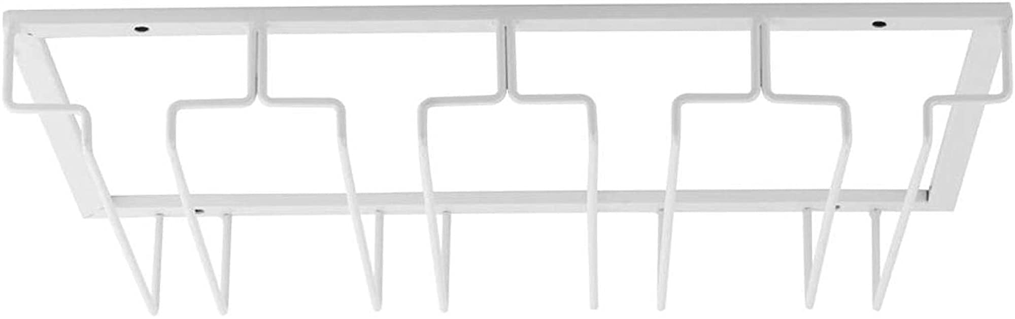 XMING Rack de copa de vino for el hogar, gabinete de vino soporte de copa, estante de vino, estante de vino bastidor colgante (Size : 4 Rows 1 Pack)