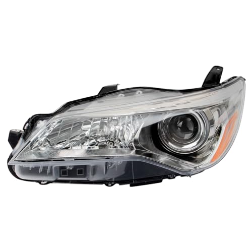 Image of TRQ Driver Side Headlight Assembly Halogen Compatible with 2015-2017 Toyota Camry LE XLE Hybrid LE Hybrid XLE TO2502222