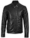 Decrum Mens Leather Bomber Jacket - Leather Jackets For Men Fashion | [1131125] Ervin, XL