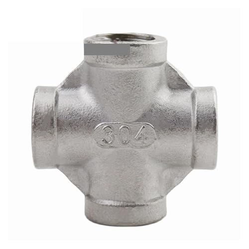 Raccord en croix 1" en inox 304 femelle pour tuyauterie d'eau et de gaz