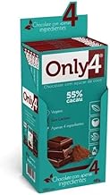 Chocolate Only4 55% cacau - 6 unidades de 80g