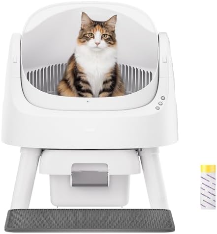 PetPivot Automatic Cleaning Cat Tray with Open Design, Automatic ...