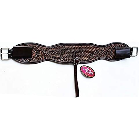 ProRider USA Horse Brown Leather Western Back Cinch Girth Flank Saddle Cinches 33" Tack 9753 Cover
