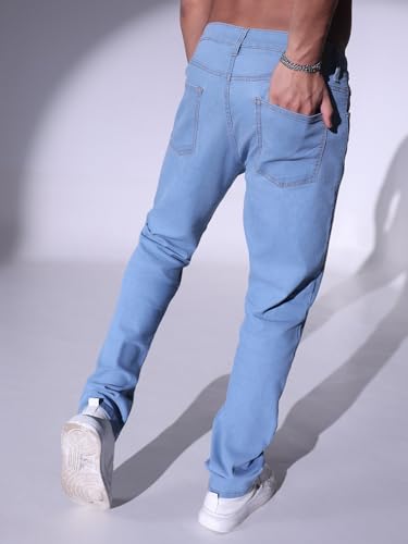 Image of Hubberholme Men Black Cotton Fabric Relaxed Fit Mid-Rise Stretchable Jeans