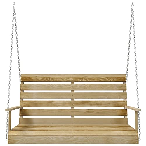 Banc à bascule de 110 cm pin imprégné sous pression extérieur