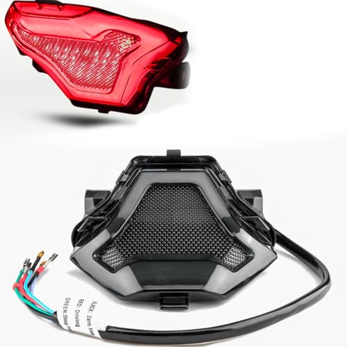 Tuklye LED e[Cg V[PV ECJ[ R3 R25 MT03 MT07 Y15 ZR XeAOvp. (Red) [sAi]