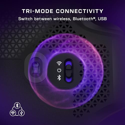 Image of Turtle Beach Command Series MC7 Wireless 8K Customizable RGB Gaming Mouse | Touchscreen Command Display, Charge Dock, True 8K Polling, Owl‑Eye 30K DPI Optical Sensor, Bluetooth, Optical Switches, Black