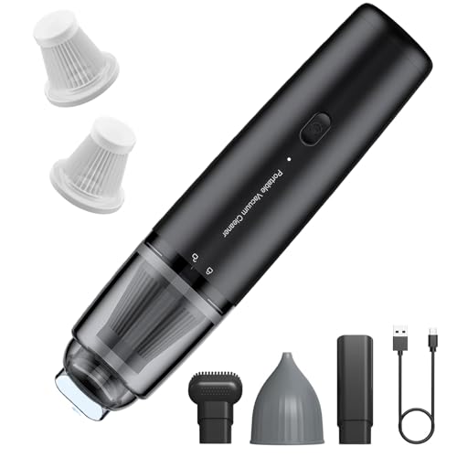 Nvnvske Handheld Cordless Vacuum with HEPA for Car & Pet Hair