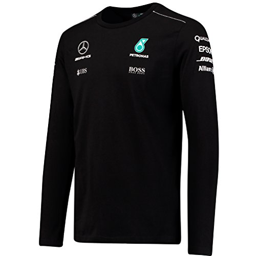 T-shirt ufficiale 2017 Mercedes AMG F1, a maniche
