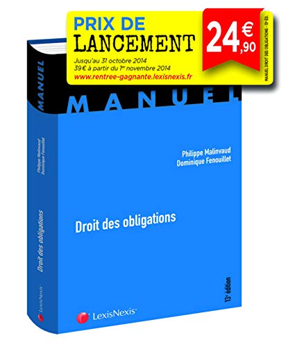 Télécharger Droit des obligations Livre eBook France